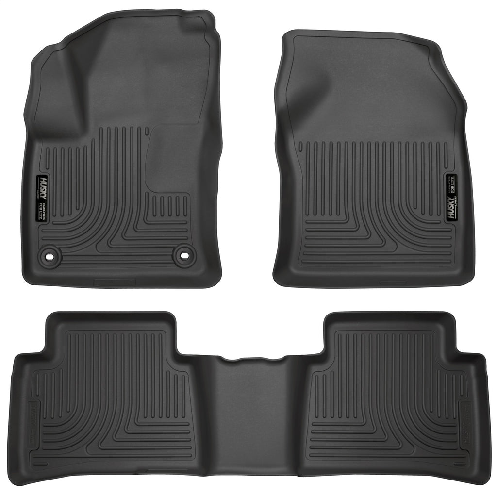 Husky Liners 98991 Weatherbeater-Front/2nd Seat Floor Liners for Select Toyota Prius, Toyota Prius Prime