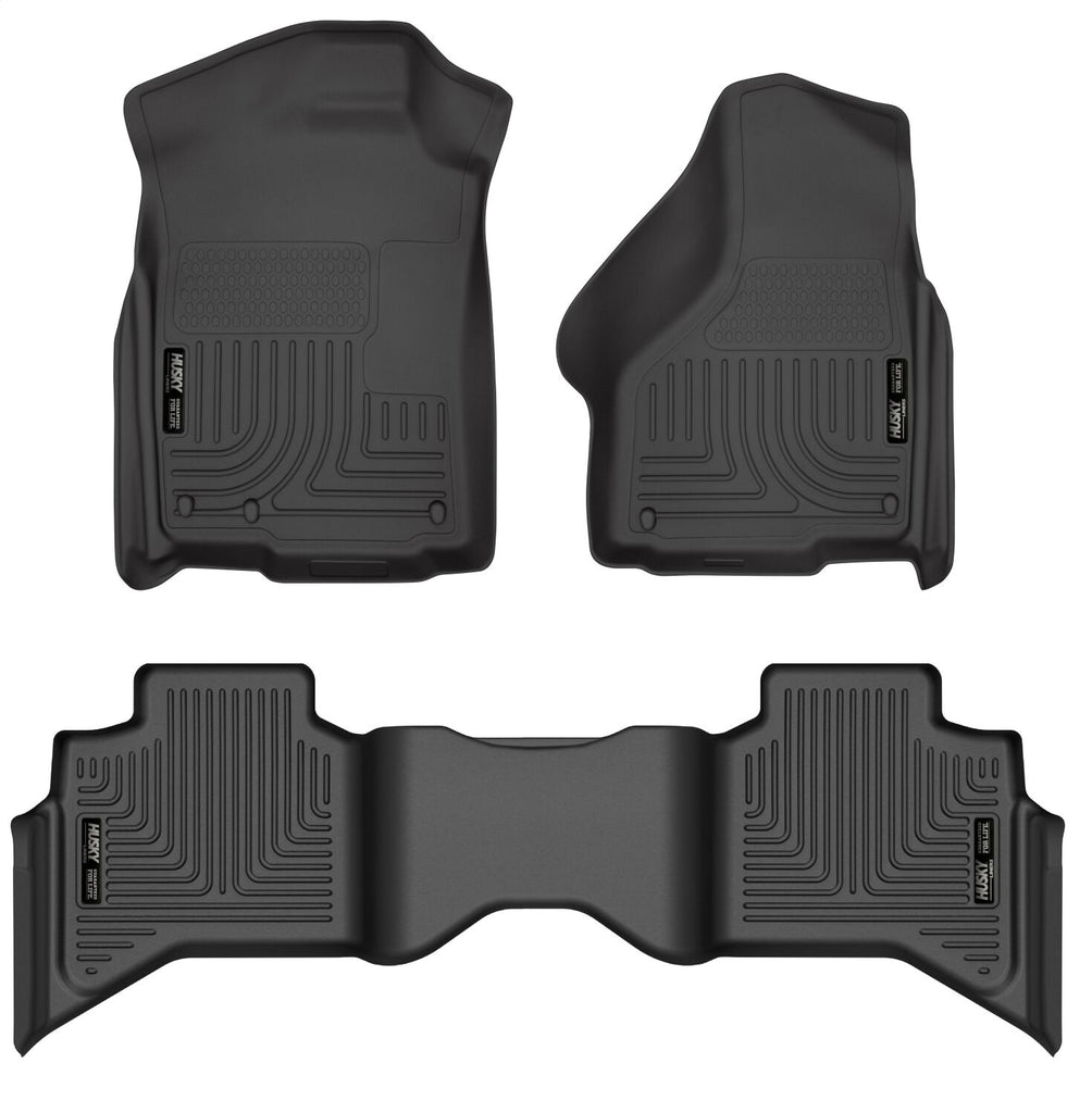 Husky Liners 99011 Weatherbeater-Front/2nd Seat Floor Liners for Select Dodge Ram 1500, Ram 1500, Ram Classic