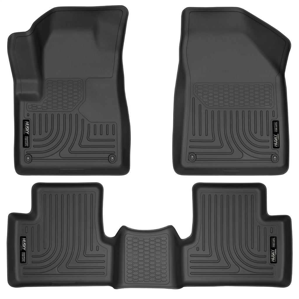 Husky Liners 99031 Weatherbeater-Front/2nd Seat Floor Liners for Select Jeep Cherokee