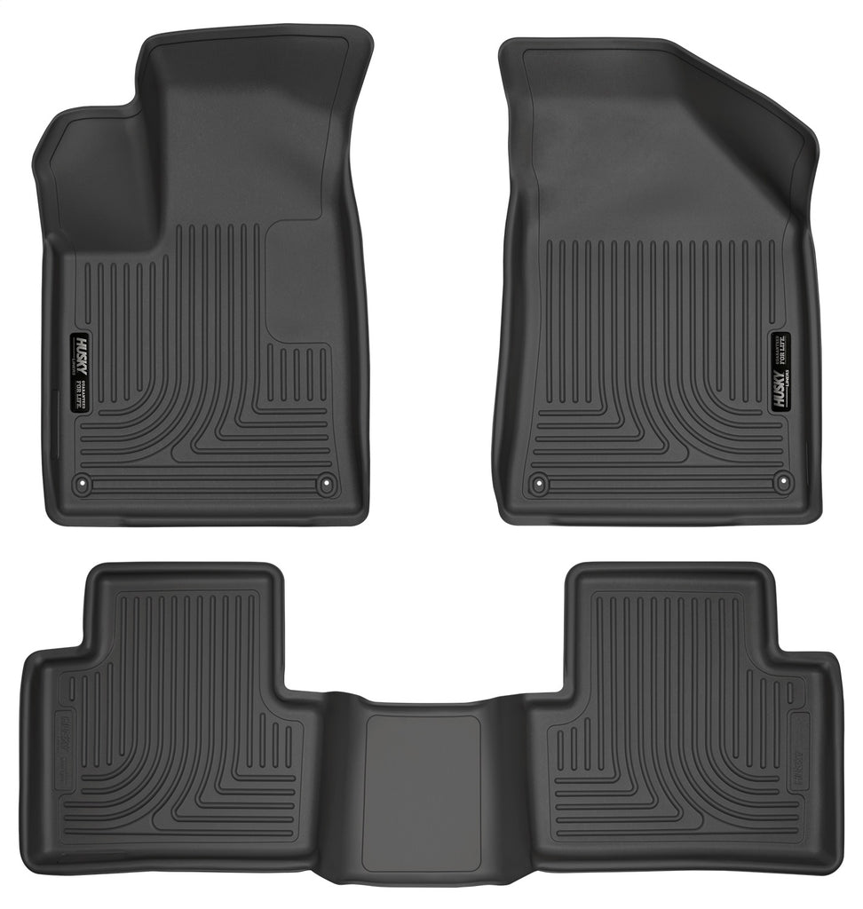 Husky Liners 99071 Weatherbeater-Front/2nd Seat Floor Liners for Select Chrysler 200
