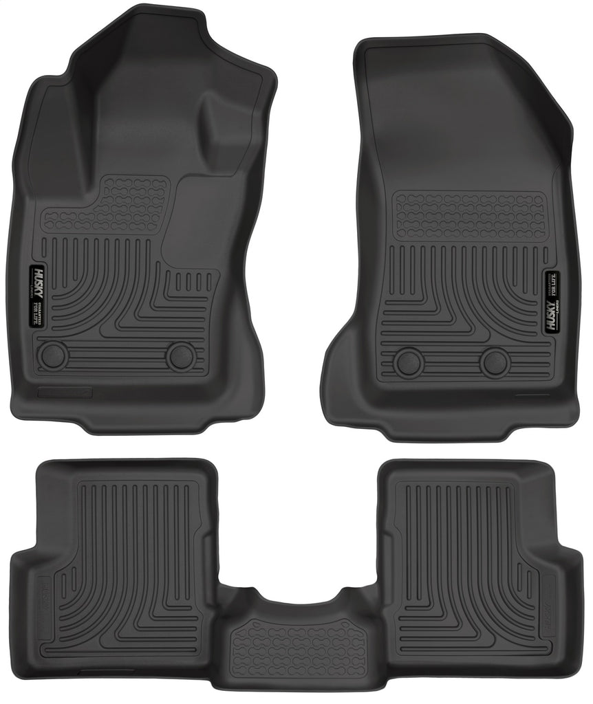 Husky Liners 99081 Weatherbeater-Front/2nd Seat Floor Liners for Select Jeep Renegade