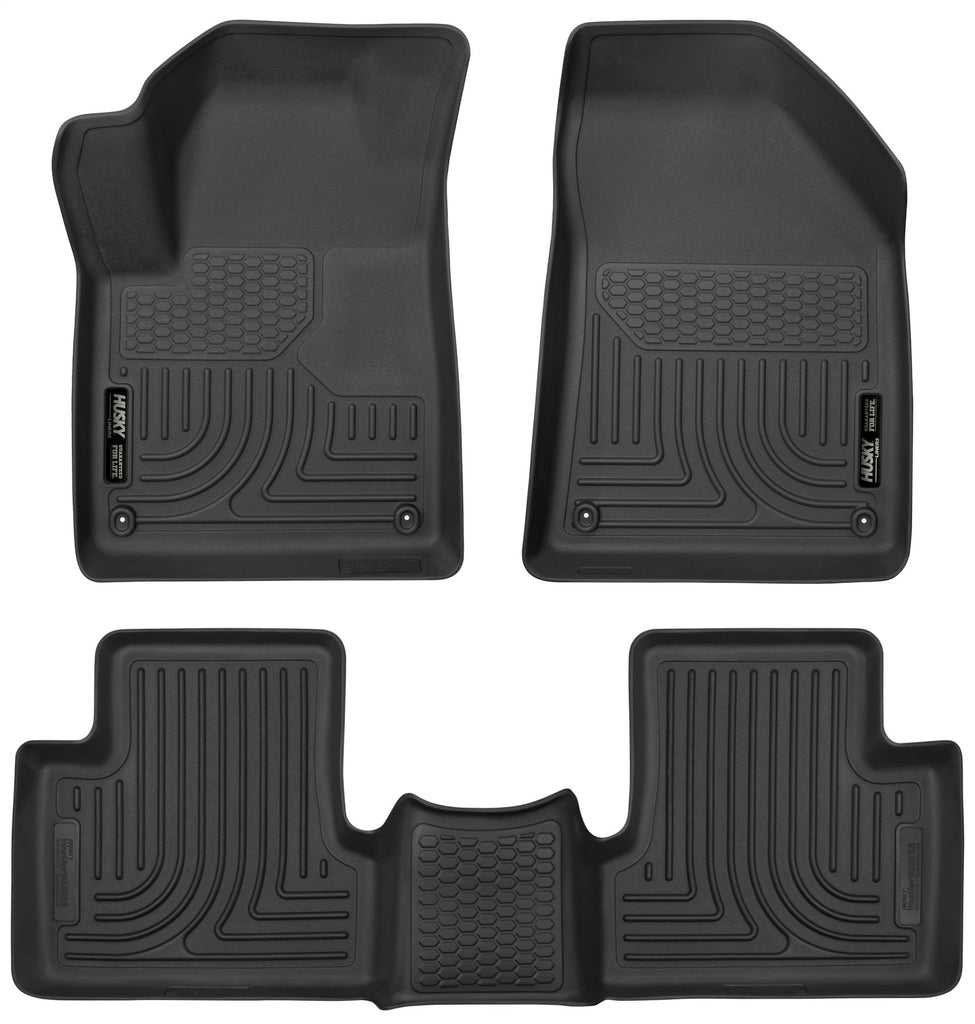 Husky Liners 99091 Weatherbeater-Front/2nd Seat Floor Liners for Select Jeep Cherokee