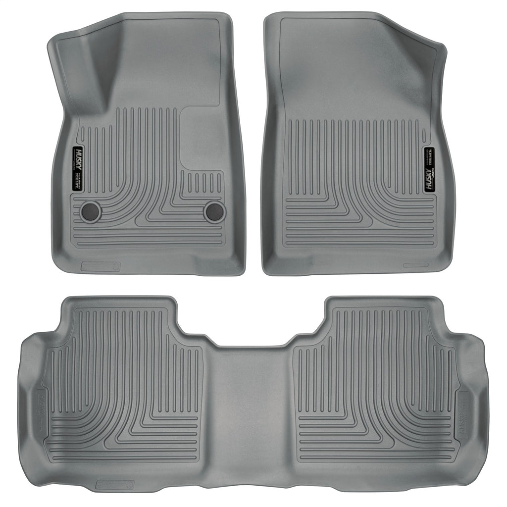 Husky Liners 99142 Weatherbeater-Front/2nd Seat Floor Liners for Select Cadillac XT5, Chevrolet Blazer, GMC Acadia