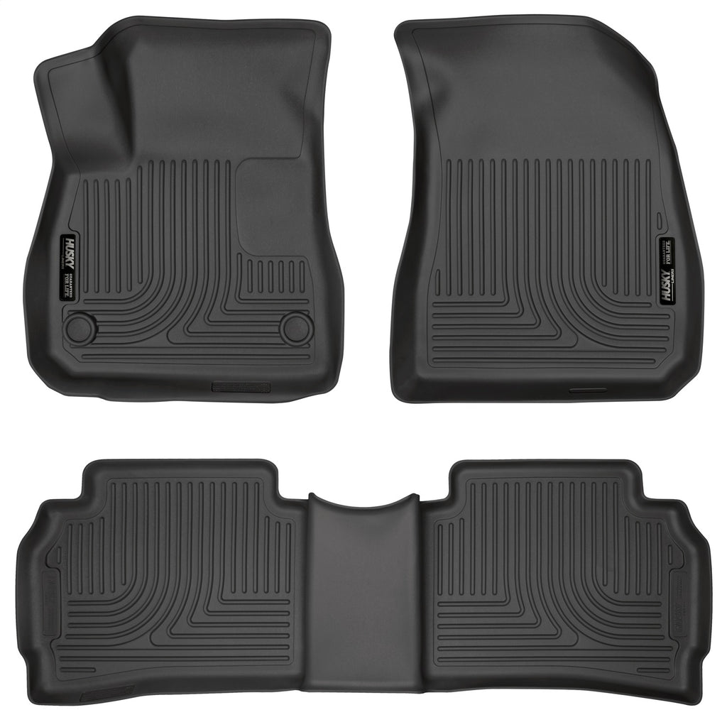 Husky Liners 99191 Weatherbeater-Front/2nd Seat Floor Liners for Select Chevrolet Malibu