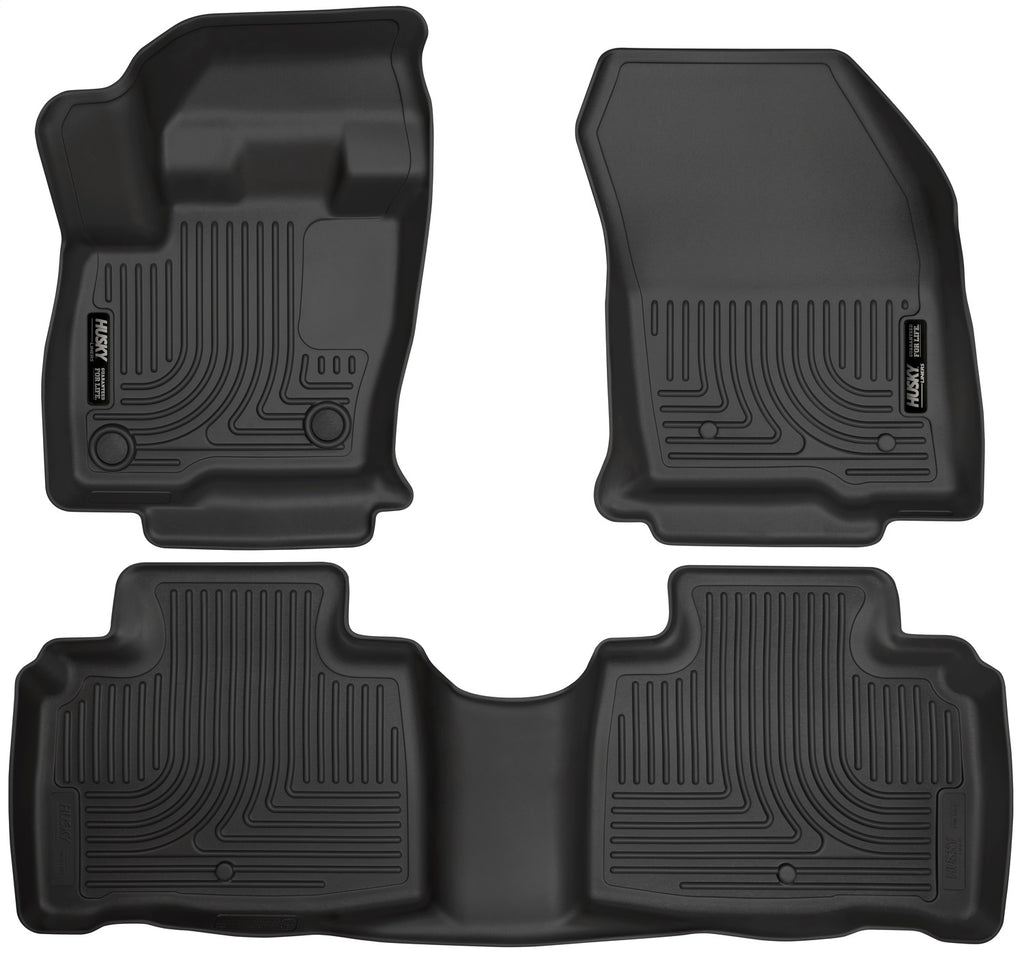 Husky Liners 99311 Weatherbeater-Front/2nd Seat Floor Liners for Select Lincoln MKX, Lincoln Nautilus, Lincoln Navigator