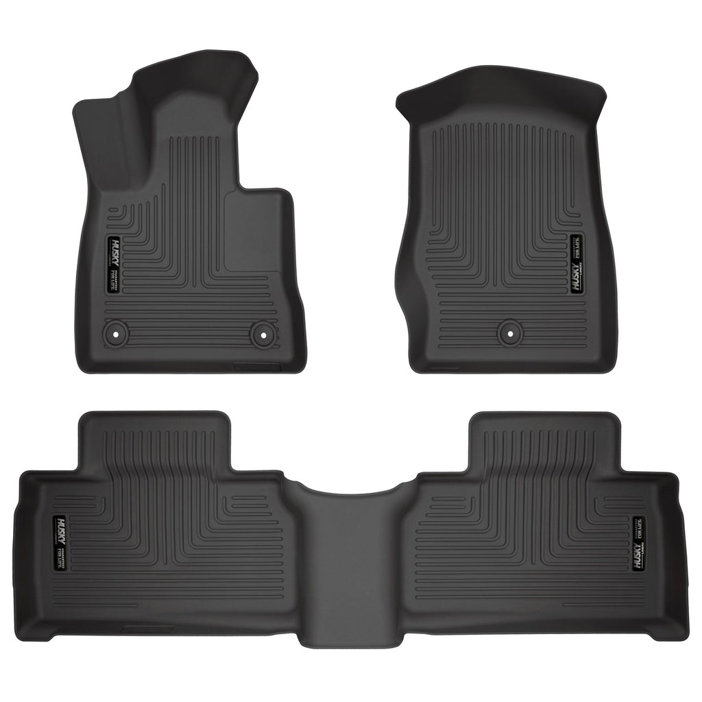 Husky Liners 99321 Weatherbeater-Front/2nd Seat Floor Liners for Select Ford Explorer