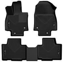 Load image into Gallery viewer, Husky Liners 99351 Weatherbeater-Front/2nd Seat Floor Liners for Select Lexus TX350, Toyota Grand Highlander