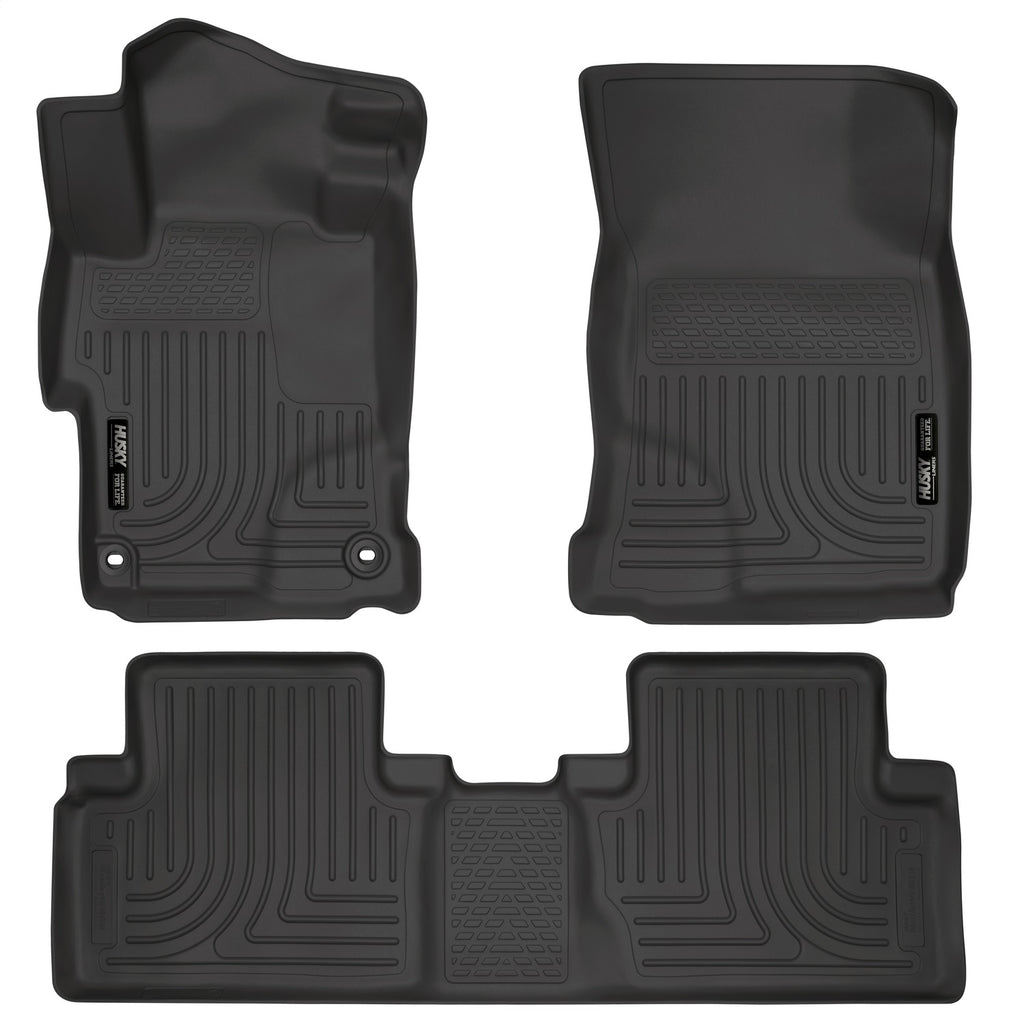 Husky Liners 99441 Weatherbeater-Front/2nd Seat Floor Liners for Select Honda Civic