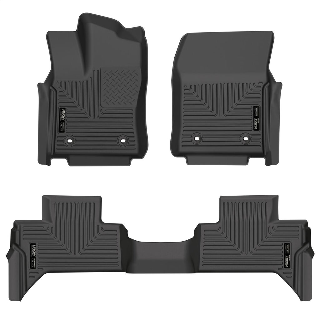 Husky Liners 99471 Weatherbeater-Front/2nd Seat Floor Liners for Select Toyota Tundra