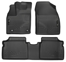 Load image into Gallery viewer, Husky Liners 98931 Weatherbeater-Front/2nd Seat Floor Liners for Select Toyota Prius Plug-In