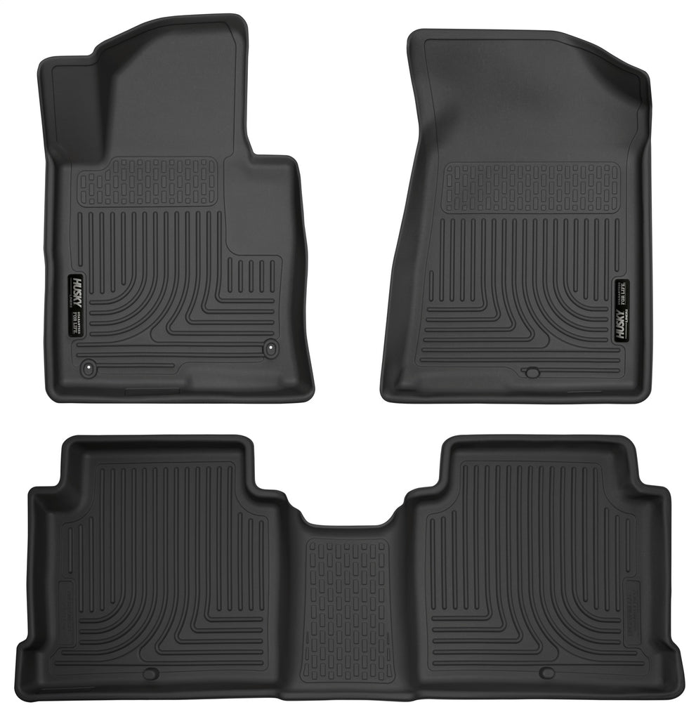Husky Liners 99631 Weatherbeater-Front/2nd Seat Floor Liners for Select Hyundai Sonata, Kia Optima