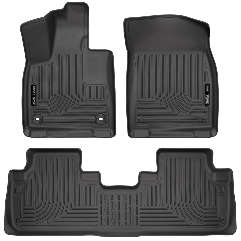 Husky Liners 99651 Weatherbeater-Front/2nd Seat Floor Liners for Select Lexus RX350, Lexus RX350L, Lexus RX450h, Lexus RX450hL