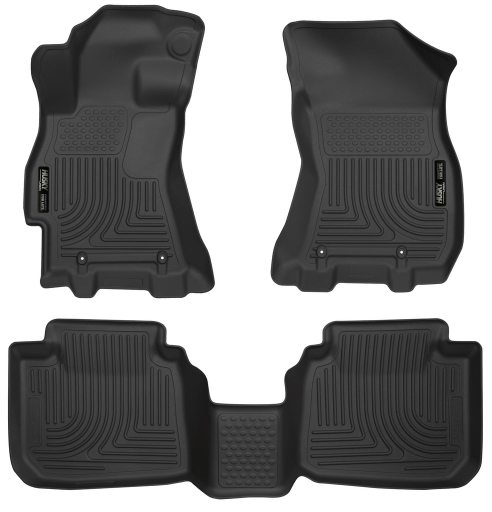 Husky Liners 99671 Weatherbeater-Front/2nd Seat Floor Liners for Select Subaru Legacy, Subaru Outback
