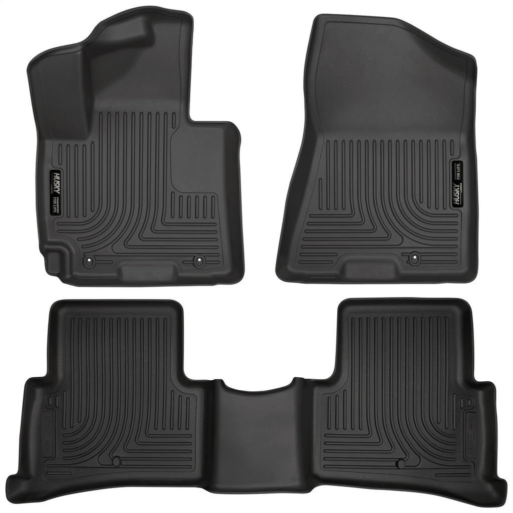 Husky Liners 99681 Weatherbeater-Front/2nd Seat Floor Liners for Select Hyundai Tucson