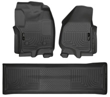 Load image into Gallery viewer, Husky Liners 99711 Weatherbeater-Front/2nd Seat Floor Liners (Footwell Coverage) for Select Ford F-250 Super Duty, Ford F-350 Super Duty, Ford F-450 Super Duty