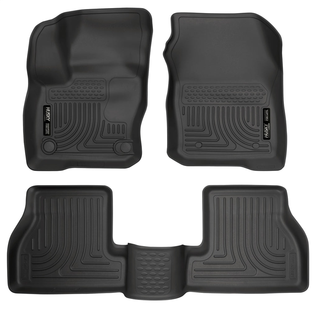 Husky Liners 99781 Weatherbeater-Front/2nd Seat Floor Liners for Select Ford Focus