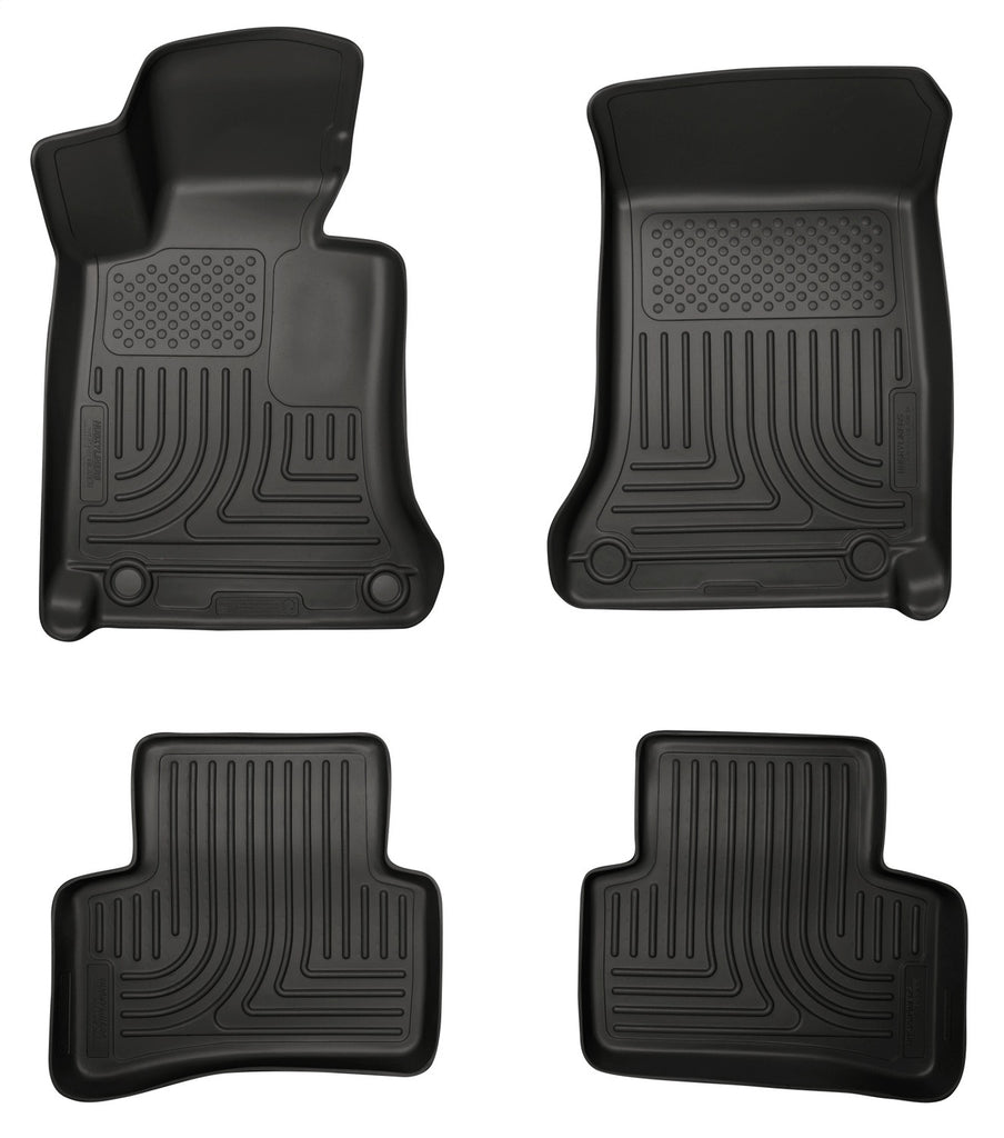 Husky Liners 99811 Weatherbeater-Front/2nd Seat Floor Liners for Select Mercedes-Benz C250, Mercedes-Benz C300, Mercedes-Benz C350, Mercedes-Benz C63 AMG, Mercedes-Benz CL550, Mercedes-Benz CL600, Mercedes-Benz CL63 AMG, Mercedes-Benz CL65 AMG,