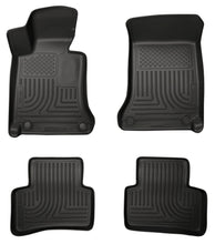 Load image into Gallery viewer, Husky Liners 99811 Weatherbeater-Front/2nd Seat Floor Liners for Select Mercedes-Benz C250, Mercedes-Benz C300, Mercedes-Benz C350, Mercedes-Benz C63 AMG, Mercedes-Benz CL550, Mercedes-Benz CL600, Mercedes-Benz CL63 AMG, Mercedes-Benz CL65 AMG,