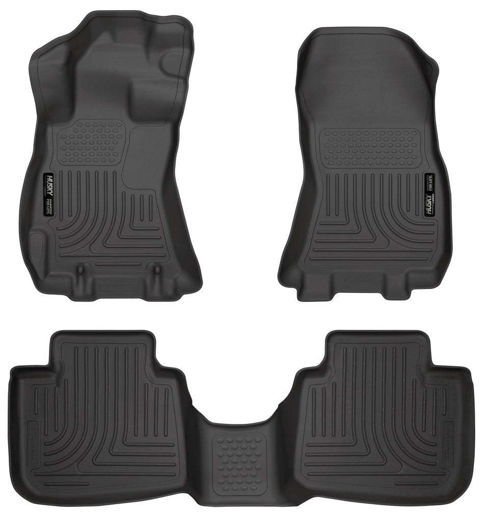 Husky Liners 99841 Weatherbeater-Front/2nd Seat Floor Liners for Select Subaru Legacy, Subaru Outback