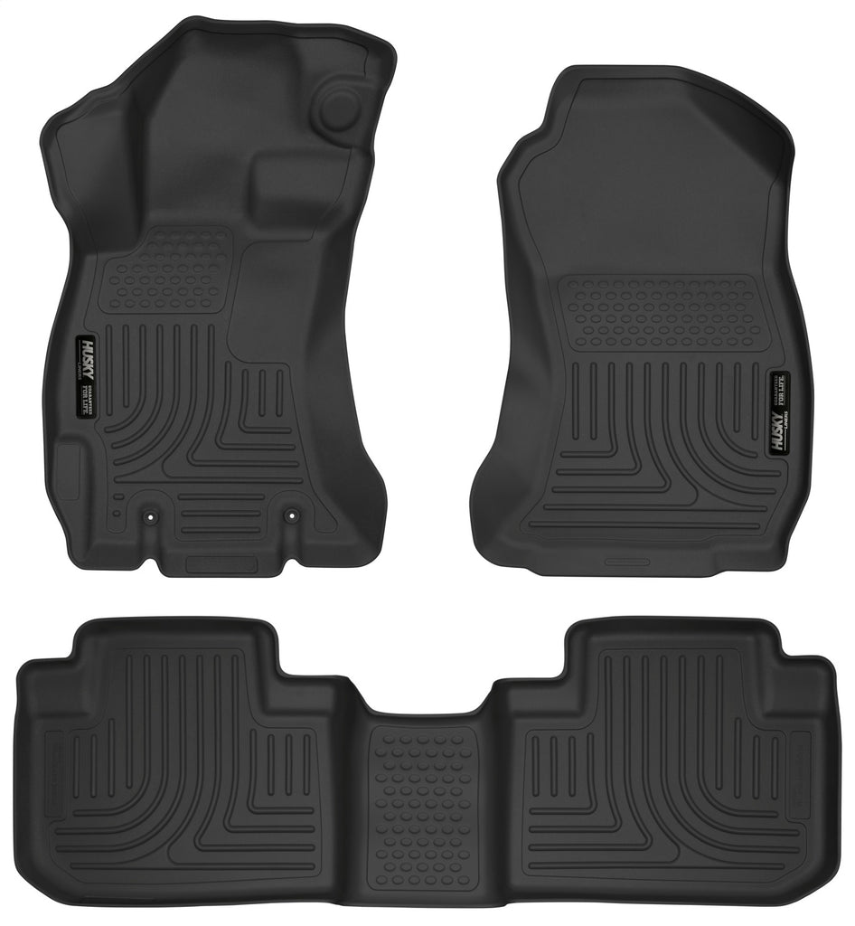 Husky Liners 99881 Weatherbeater-Front/2nd Seat Floor Liners for Select Subaru Forester