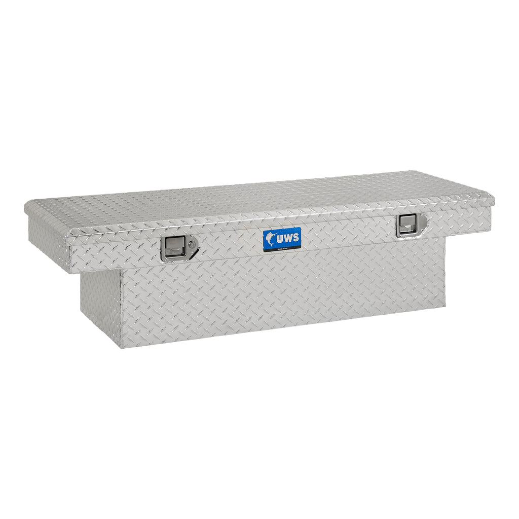 UWS TBS-58 UWS TBS-58 Crossover Tool Box (58 Inch Truck Tool Box-Bright Aluminum) - Truck Part Superstore