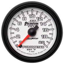 Load image into Gallery viewer, AutoMeter 7545 GAUGE, PYROMETER (EGT), 2 1/16", 2000?F, DIGITAL STEPPER MOTOR, PHANTOM II