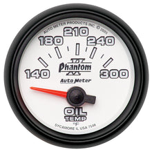 Load image into Gallery viewer, AutoMeter 7548 GAUGE, OIL TEMP, 2 1/16", 140-300?F, ELECTRIC, PHANTOM II