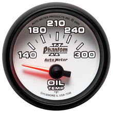 Load image into Gallery viewer, AutoMeter 7548 GAUGE, OIL TEMP, 2 1/16", 140-300?F, ELECTRIC, PHANTOM II