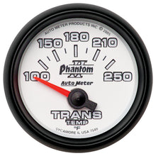 Load image into Gallery viewer, AutoMeter 7549 GAUGE, TRANSMISSION TEMP, 2 1/16", 100-250?F, ELECTRIC, PHANTOM II