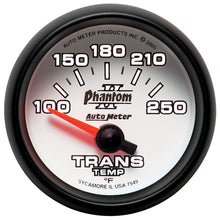 Load image into Gallery viewer, AutoMeter 7549 GAUGE, TRANSMISSION TEMP, 2 1/16", 100-250?F, ELECTRIC, PHANTOM II