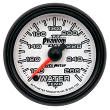 Load image into Gallery viewer, AutoMeter 7555 GAUGE, WATER TEMP, 2 1/16", 100-260?F, DIGITAL STEPPER MOTOR, PHANTOM II