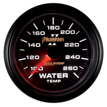 Load image into Gallery viewer, AutoMeter 7555 GAUGE, WATER TEMP, 2 1/16", 100-260?F, DIGITAL STEPPER MOTOR, PHANTOM II