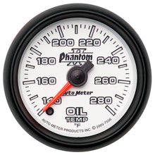 Load image into Gallery viewer, AutoMeter 7556 GAUGE, OIL TEMP, 2 1/16", 140-280?F, DIGITAL STEPPER MOTOR, PHANTOM II