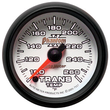 Load image into Gallery viewer, AutoMeter 7557 GAUGE, TRANSMISSION TEMP, 2 1/16", 100-260?F, DIGITAL STEPPER MOTOR, PHANTOM II
