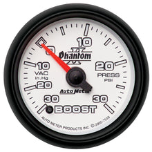 Load image into Gallery viewer, AutoMeter 7559 GAUGE, VAC/BOOST, 2 1/16", 30INHG-30PSI, DIGITAL STEPPER MOTOR, PHANTOM II