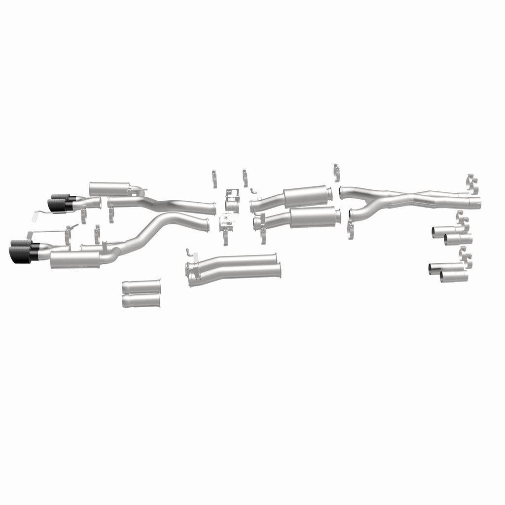 MagnaFlow Exhaust Products 19536 xMOD Series Carbon Fiber Tips Cat-Back System for Select Dodge Challenger