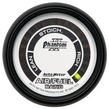 Load image into Gallery viewer, AutoMeter 7575 GAUGE, AIR/FUEL RATIO-NARROWBAND, 2 1/16", LEAN-RICH, LED ARRAY, PHANTOM II
