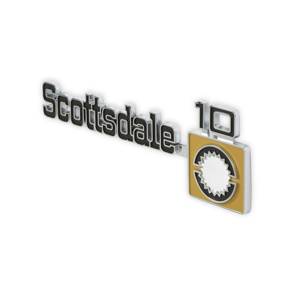 7580-CK-Fender-Badge-Pair-Scottsdale-10-Black-Silver--Bronze-2Pcs