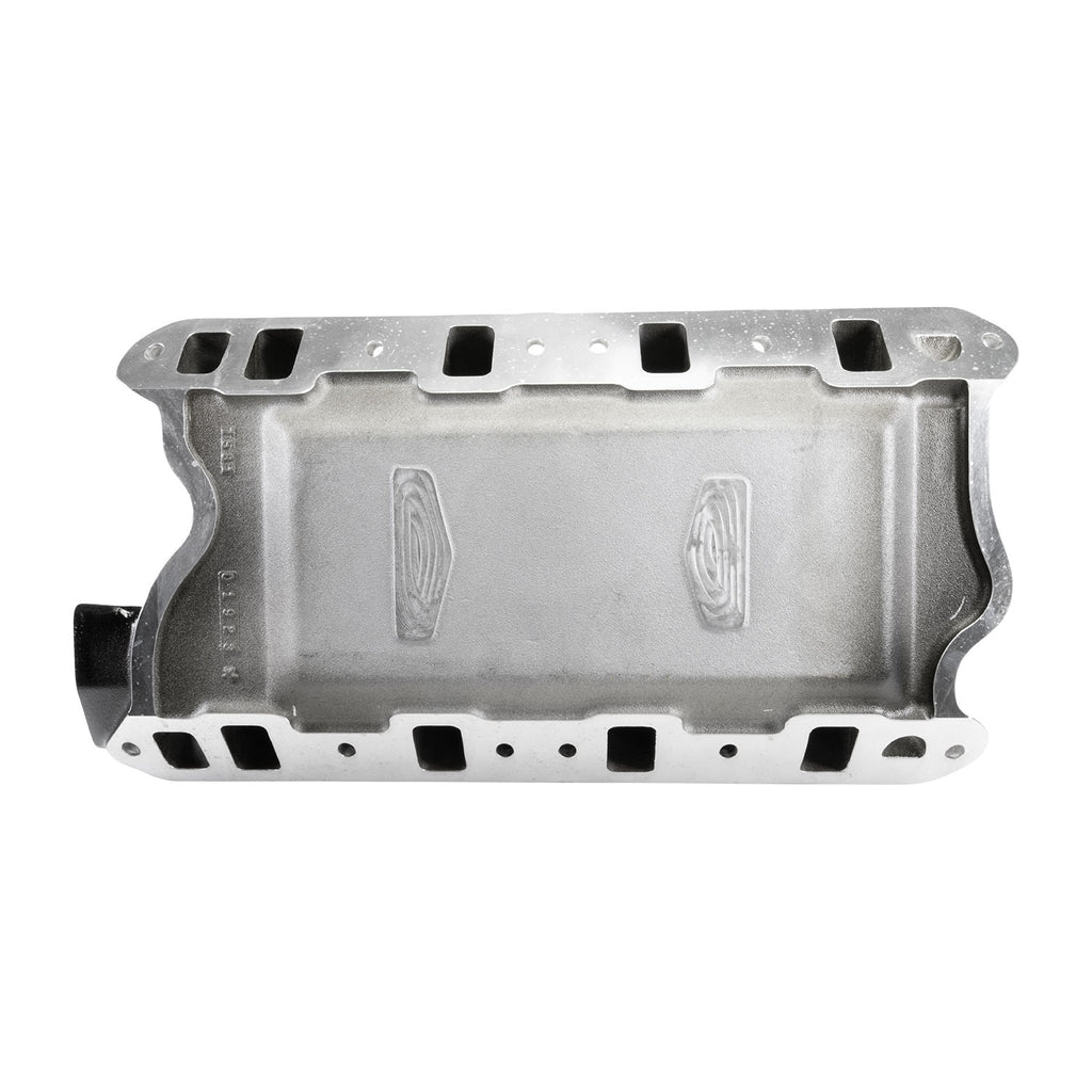 Edelbrock 7581-BP RPM Air-Gap Small Block Ford 351W Intake Manifold, Black Plasma Finish for Select Bricklin SV-1, DeTomaso Pantera, Ford Bronco, Ford Country Sedan, Ford Country Squire, Ford Custom, Ford Custom 500, Ford E-100 Econoline, Ford E-100