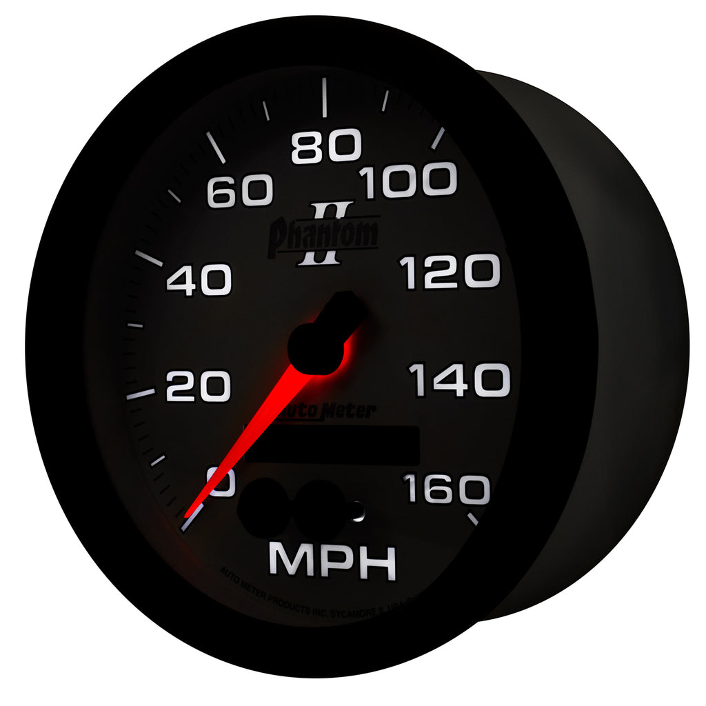 AutoMeter 7581 GAUGE, SPEEDOMETER, 5", 160MPH, GPS, PHANTOM II