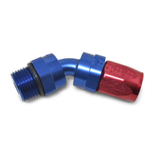 Load image into Gallery viewer, Performance--10-An-RedBlue-Male-Sae-Port-To--8-Hose-90-Degree-(-10-Port-78In-14-Thread)