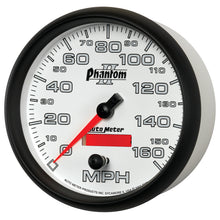 Load image into Gallery viewer, AutoMeter 7589 GAUGE, SPEEDOMETER, 5", 160MPH, ELEC. PROGRAMMABLE, PHANTOM II