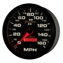 Load image into Gallery viewer, AutoMeter 7589 GAUGE, SPEEDOMETER, 5", 160MPH, ELEC. PROGRAMMABLE, PHANTOM II