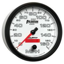 Load image into Gallery viewer, AutoMeter 7589 GAUGE, SPEEDOMETER, 5", 160MPH, ELEC. PROGRAMMABLE, PHANTOM II