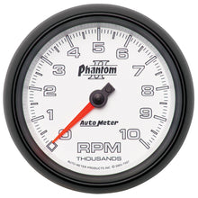 Load image into Gallery viewer, AutoMeter 7597 GAUGE, TACHOMETER, 3 3/8", 10K RPM, IN-DASH, PHANTOM II