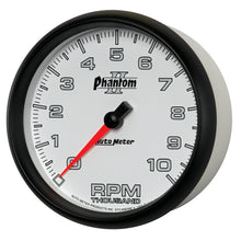 Load image into Gallery viewer, AutoMeter 7598 GAUGE, TACHOMETER, 5", 10K RPM, IN-DASH, PHANTOM II