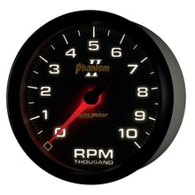 Load image into Gallery viewer, AutoMeter 7598 GAUGE, TACHOMETER, 5", 10K RPM, IN-DASH, PHANTOM II
