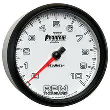 Load image into Gallery viewer, AutoMeter 7598 GAUGE, TACHOMETER, 5", 10K RPM, IN-DASH, PHANTOM II