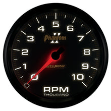 Load image into Gallery viewer, AutoMeter 7598 GAUGE, TACHOMETER, 5", 10K RPM, IN-DASH, PHANTOM II
