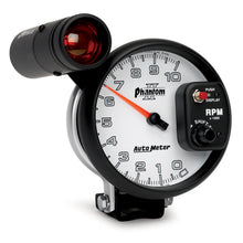 Load image into Gallery viewer, AutoMeter 7599 GAUGE, TACHOMETER, 5", 10K RPM, PEDESTAL W/ EXT. SHIFT-LITE, PHANTOM II